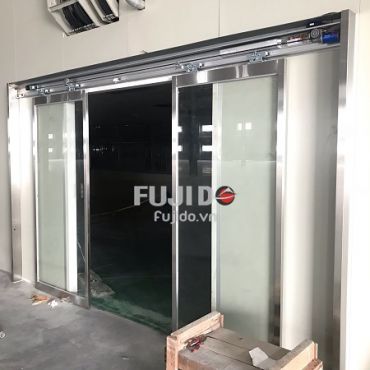 Cửa tự động woosung của fujido - Gia Công Chấn Gấp Inox Fujido - Công Ty Cổ Phần Fujido
